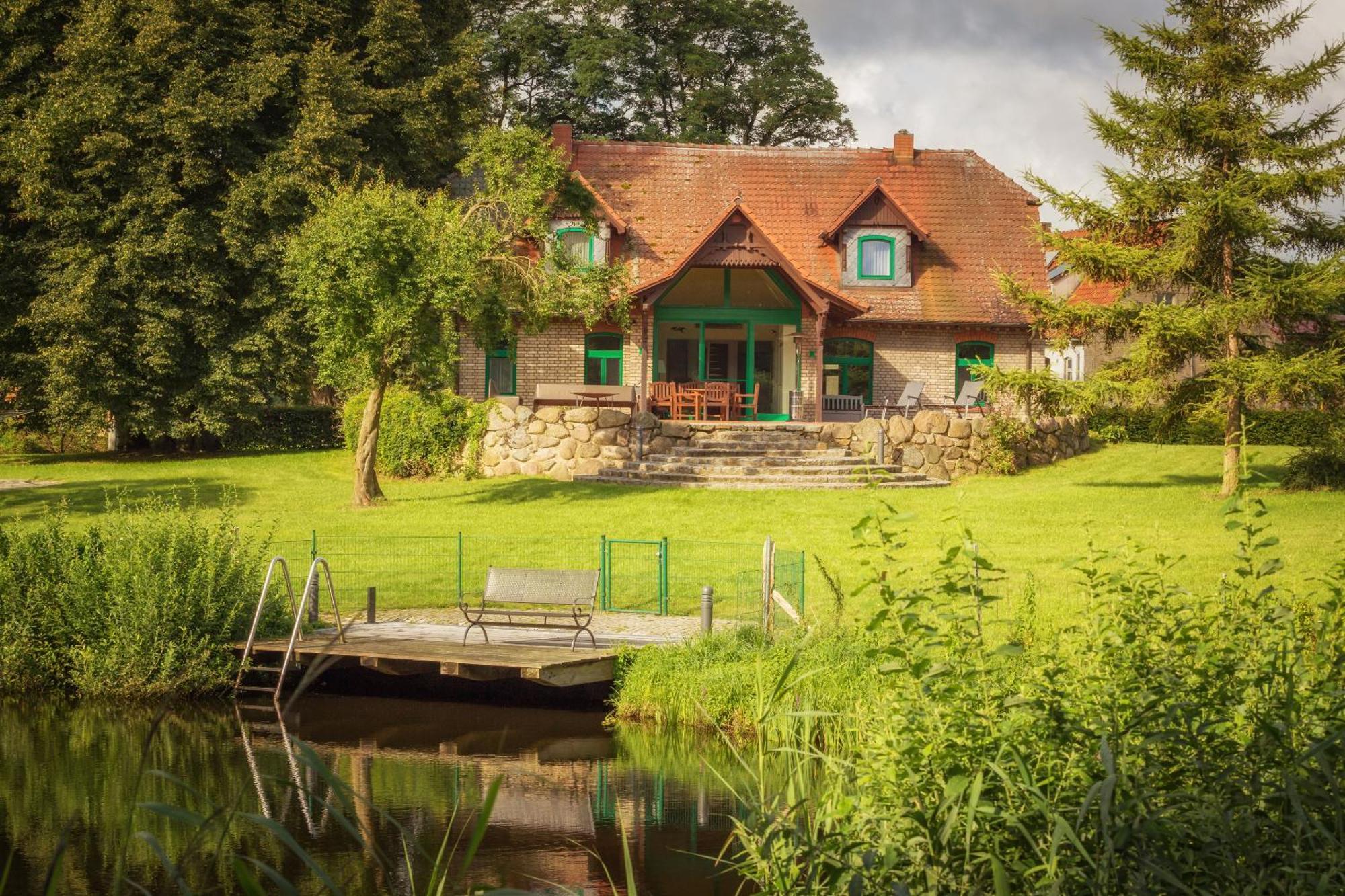 J1 Idyllisches Ferienhaus Mit Seeblick Julchendorf Ngoại thất bức ảnh